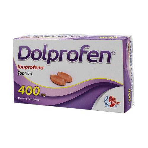 Dolprofen 400Mg Con 10 Tabletas (Ibuprofeno) 780083148829