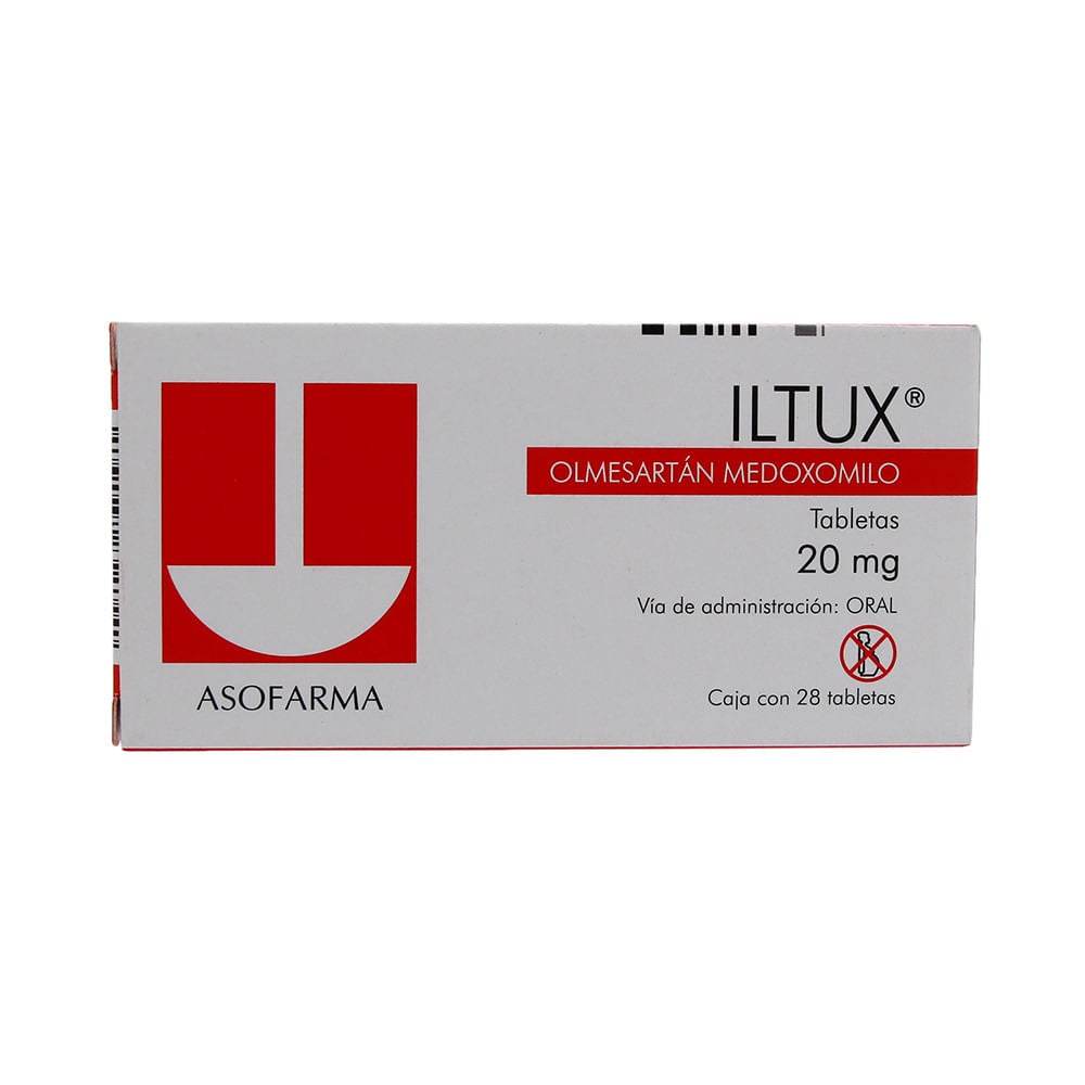 Iltux 20Mg Con 28 Tabletas (Olmesartan) 7841141002699