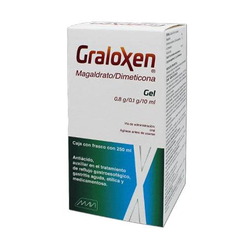 Graloxen Gel Frasco 250Ml (Magaldrato/Dimeticona) 785118754228
