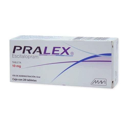 Pralex Tabletas (Escitalopram 10Mg Con 28) 785120755442