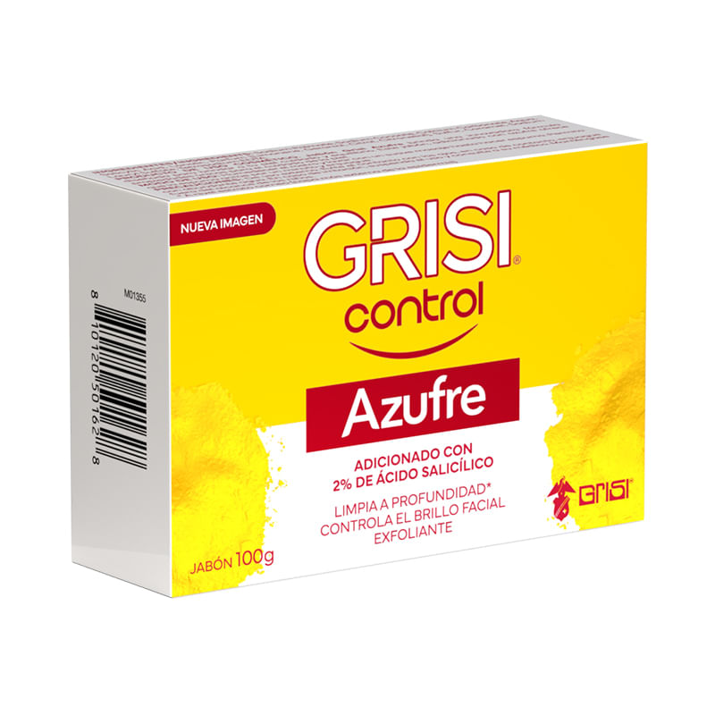 Jabón Grisi Control Azufre 100 Gr 810120501628