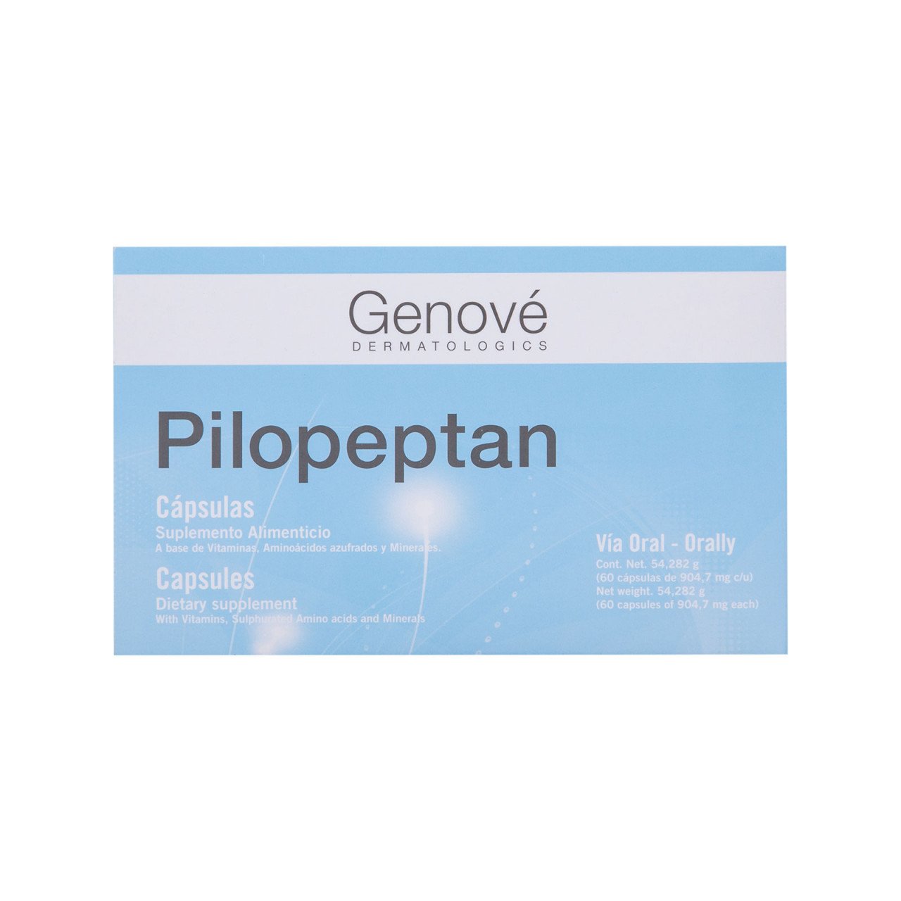 Pilopeptan 650 Mg Con 60 Capsulas Suplemento Alimenticio 8423372025044