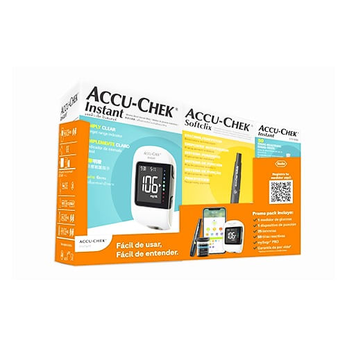 Accucheck Instant Medidor Glucosa Softiclix 7402 799192067426
