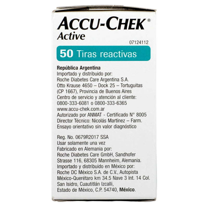 Accu-Chek Active Glucose 50 Tiras Reactivas 4015630064076