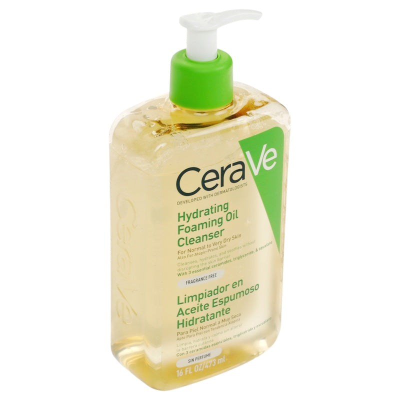 Aceite Limpiador Cerave Espumoso Hidratante 473 Ml 3337875773447