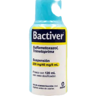 Bactiver Solución 200Mg/40/5 120Ml (Sulfametoxazol/Trimetoprima) 7503000422511