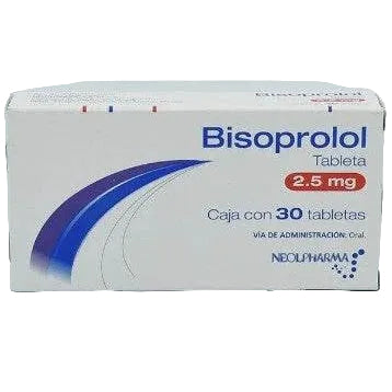 Bisoprolol 2.50Mg Con 30 Neolpharma Tabletas 7501384547882