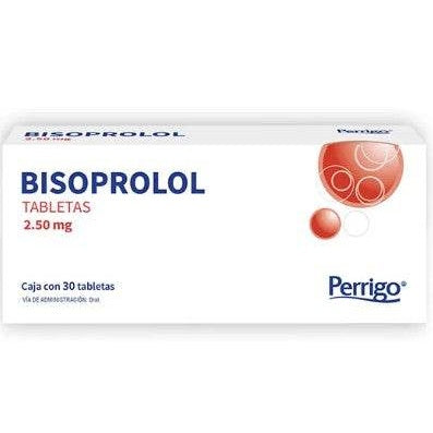 Bisoprolol 2.50Mg Con 30 Perrigo Tabletas 7501109763375