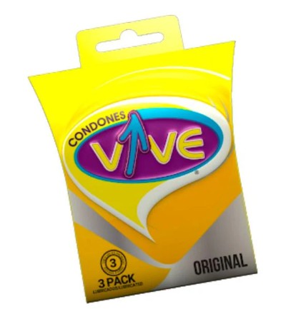 Condones Vive Amor Caja Con 3 7404001750170