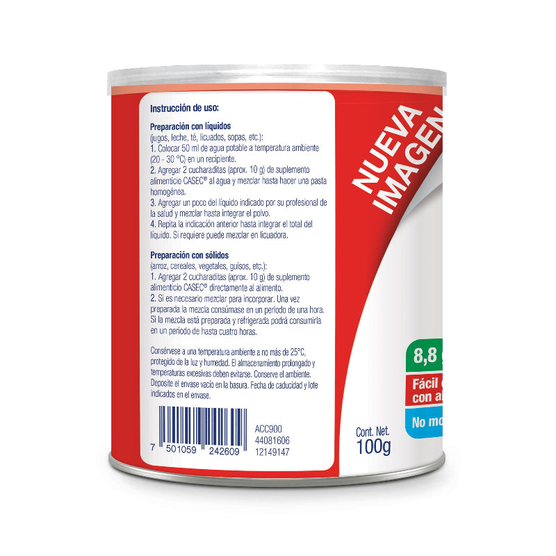 Casec 100 Gr Polvo Suplemento Alimenticio 7501059242609