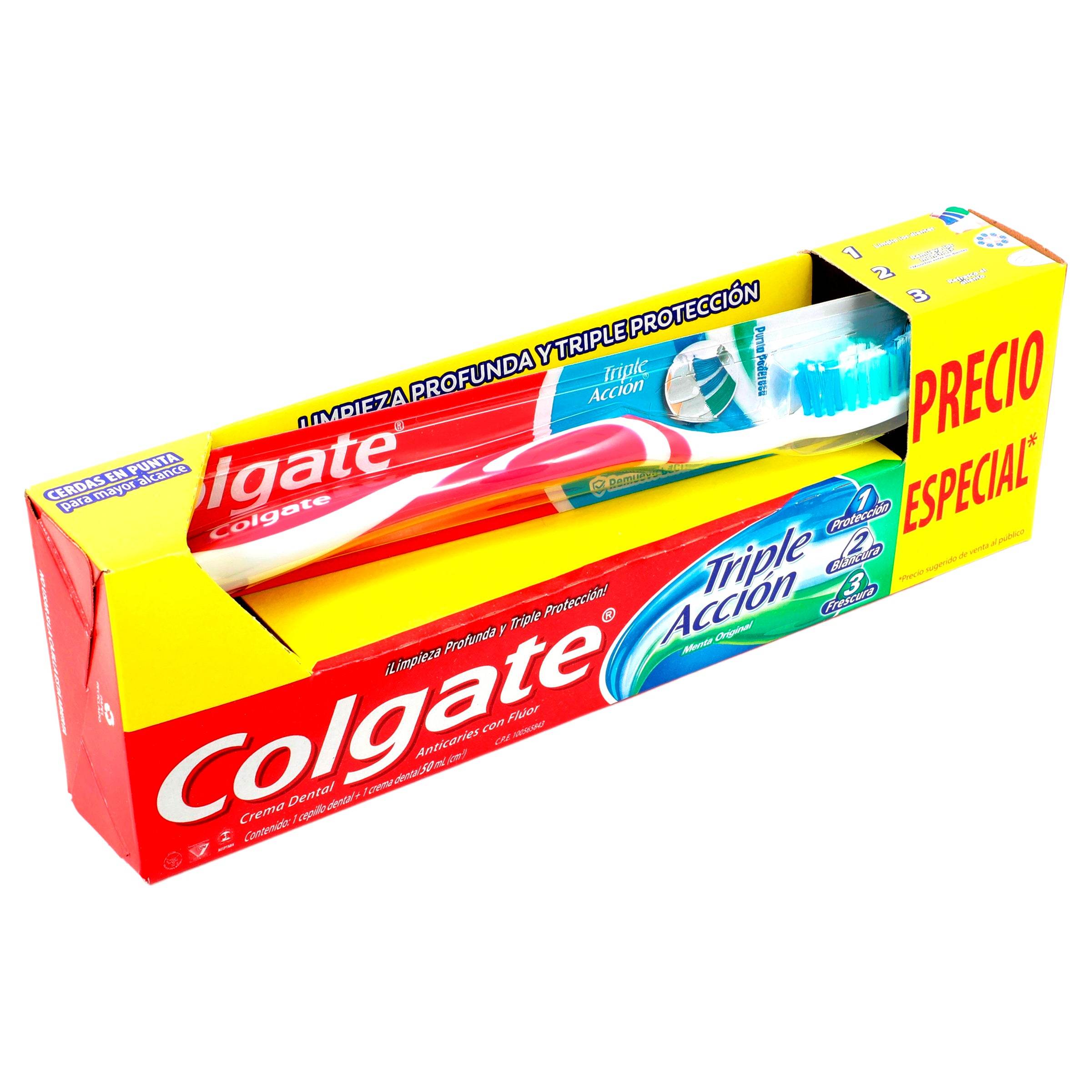 Cepillo Dental Colgate Trip Acc+C D 50 Ml 7509546077758