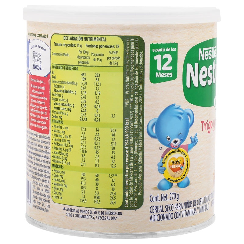 Cereal Infantil Nestum Trigo-Miel 270 G 7501058614193