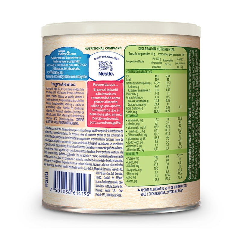 Cereal Infantil Nestum Trigo-Miel 270 G 7501058614193