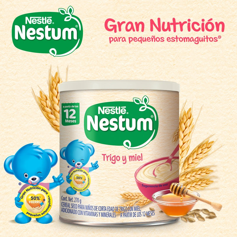 Cereal Infantil Nestum Trigo-Miel 270 G 7501058614193