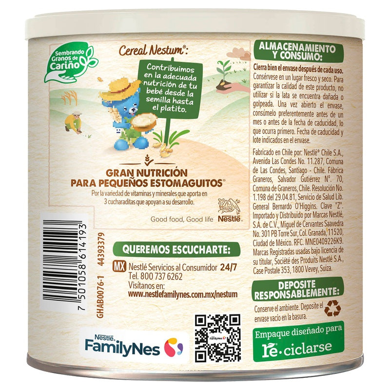 Cereal Infantil Nestum Trigo-Miel 270 G 7501058614193