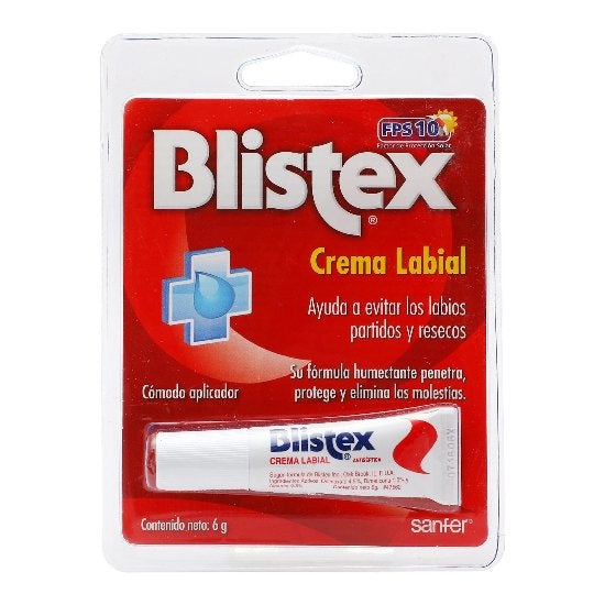 Crema Labial Blistex Labios Partidos Y Resecos 6 G 7501070617417