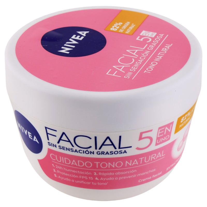 Crema Nivea Fac 5En1 Acla Nat 375 Ml 40060590