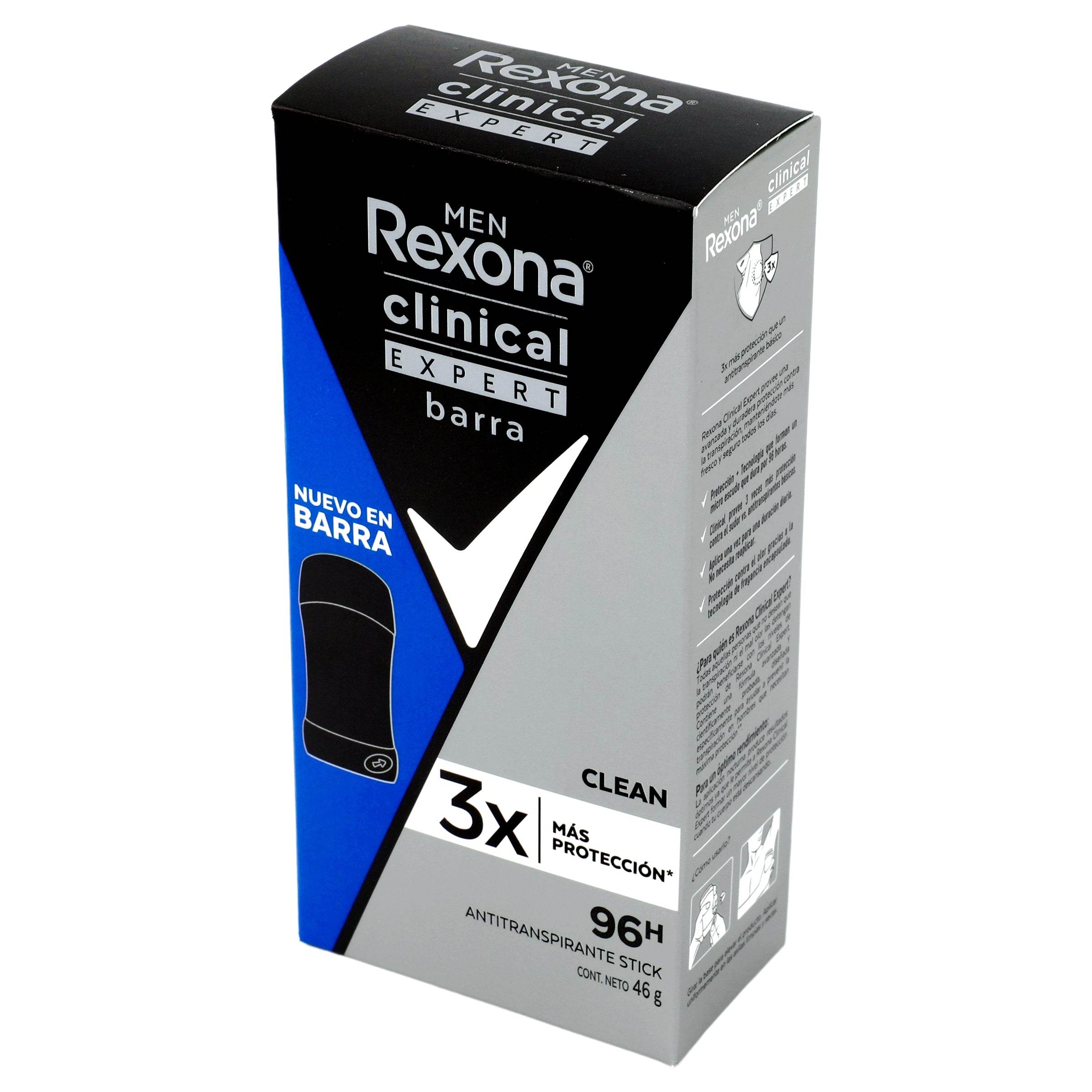 Desodorante Rexona Men Clinical Clean Stick 46G 75073114