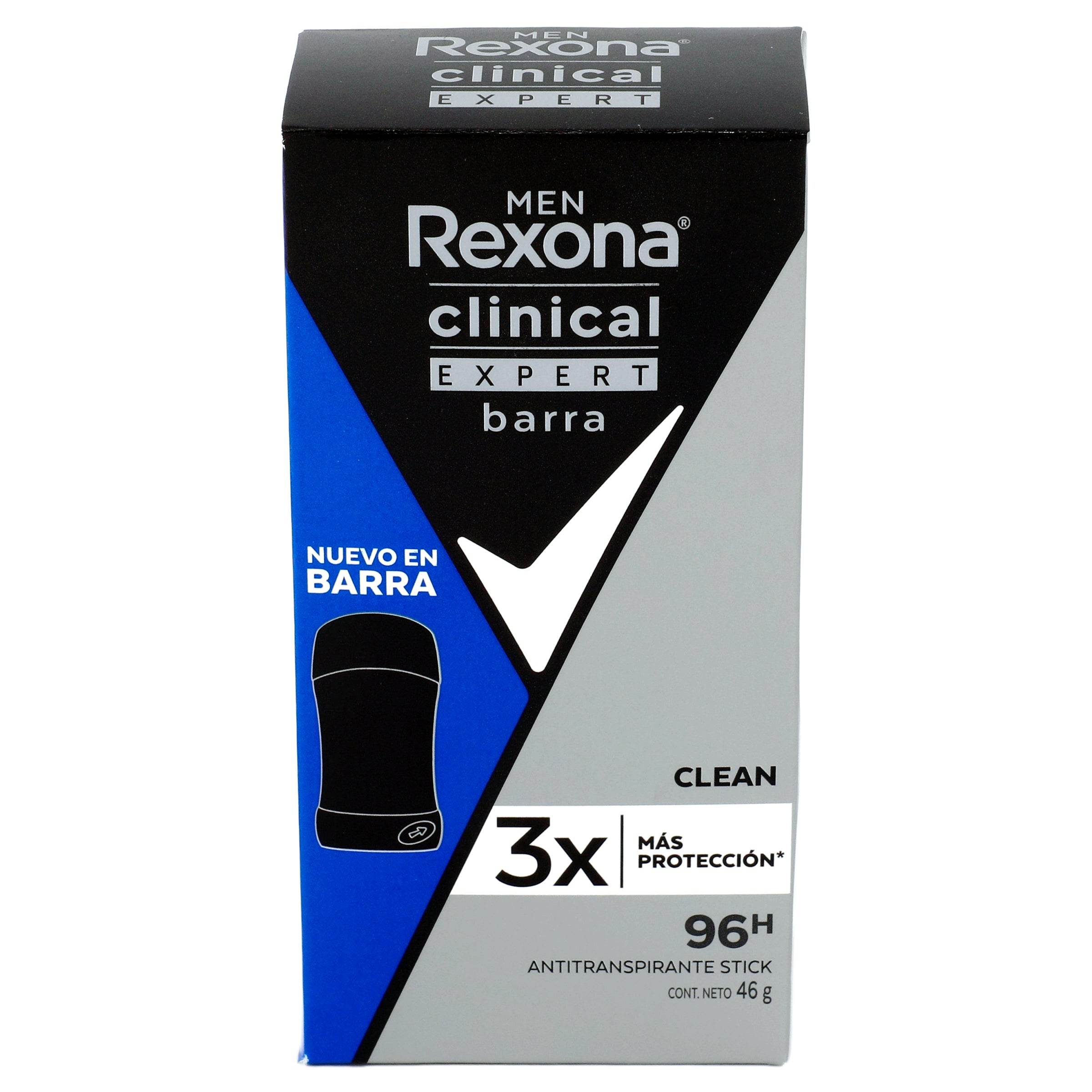 Desodorante Rexona Men Clinical Clean Stick 46G 75073114