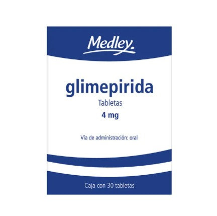 Glimepirida 4Mg Tabletas Con 30 Medley 3664798032628