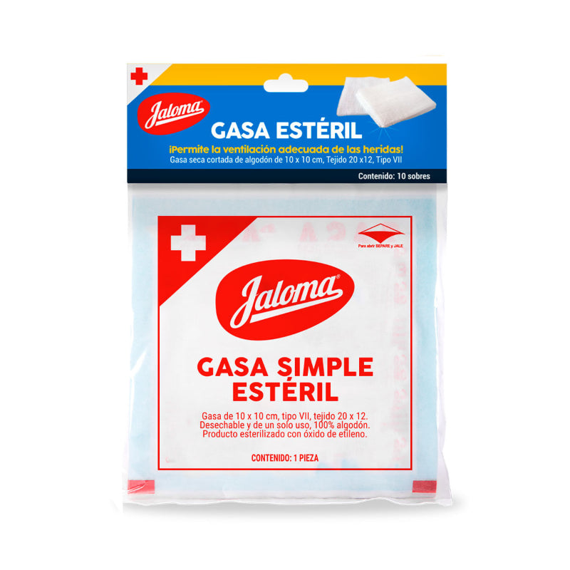 Gasa Jaloma 10X10 Sobres 10 759684231452