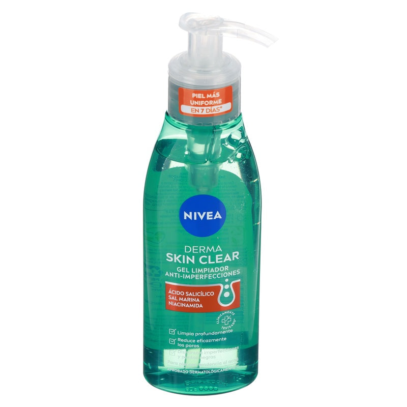 Gel Nivea Skin Clear Limpiador Anti-Imperfecciones 150 Ml 4006000084305