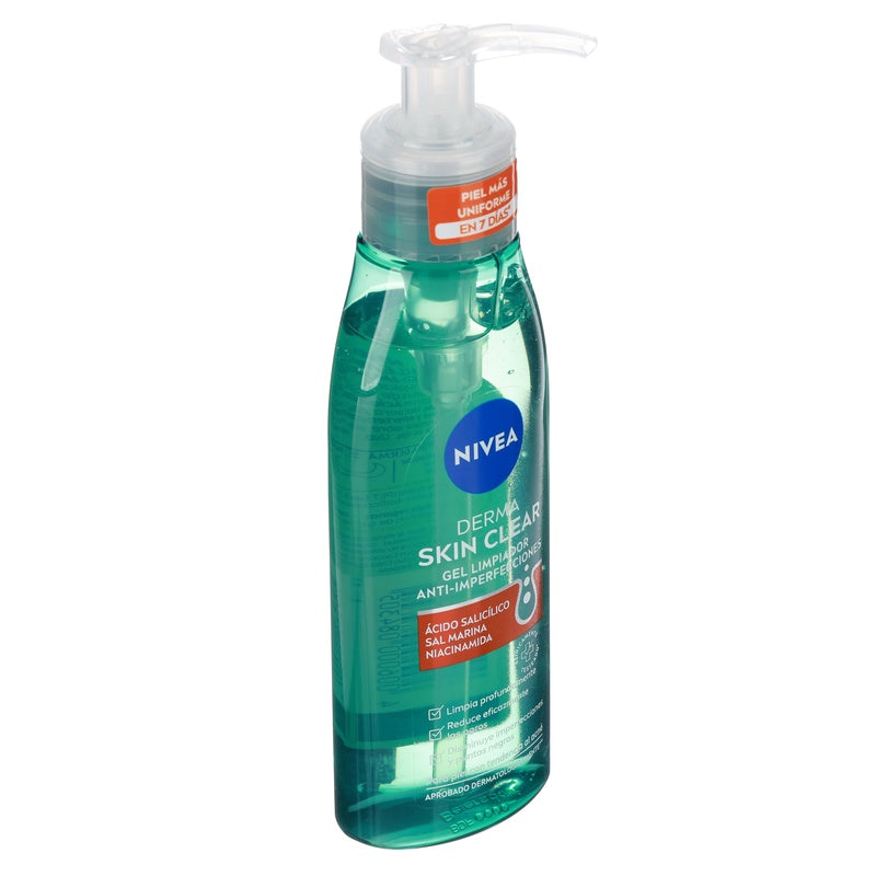 Gel Nivea Skin Clear Limpiador Anti-Imperfecciones 150 Ml 4006000084305
