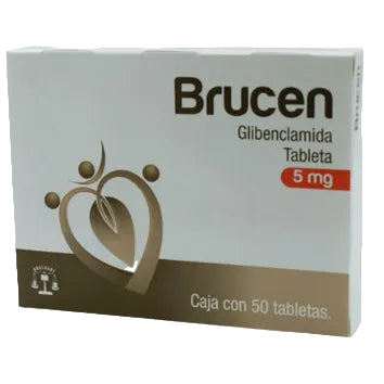 Glibenclamida 5 Mg Con 50 Tabletas Brucen 7501537102241