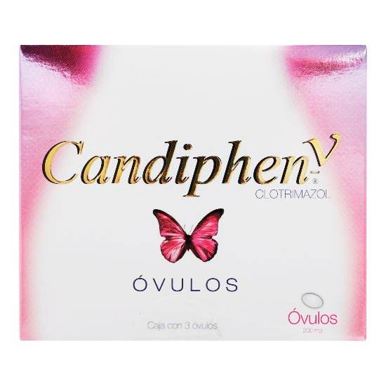 Candiphen-V Ovulos 200Mg Con 3 (Clotrimazol) 7502001164376
