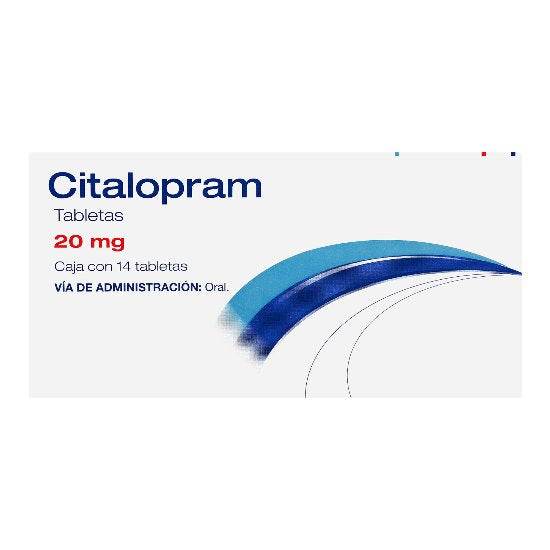 Citalopram 20Mg Con 14 Tabletas 7501384544171