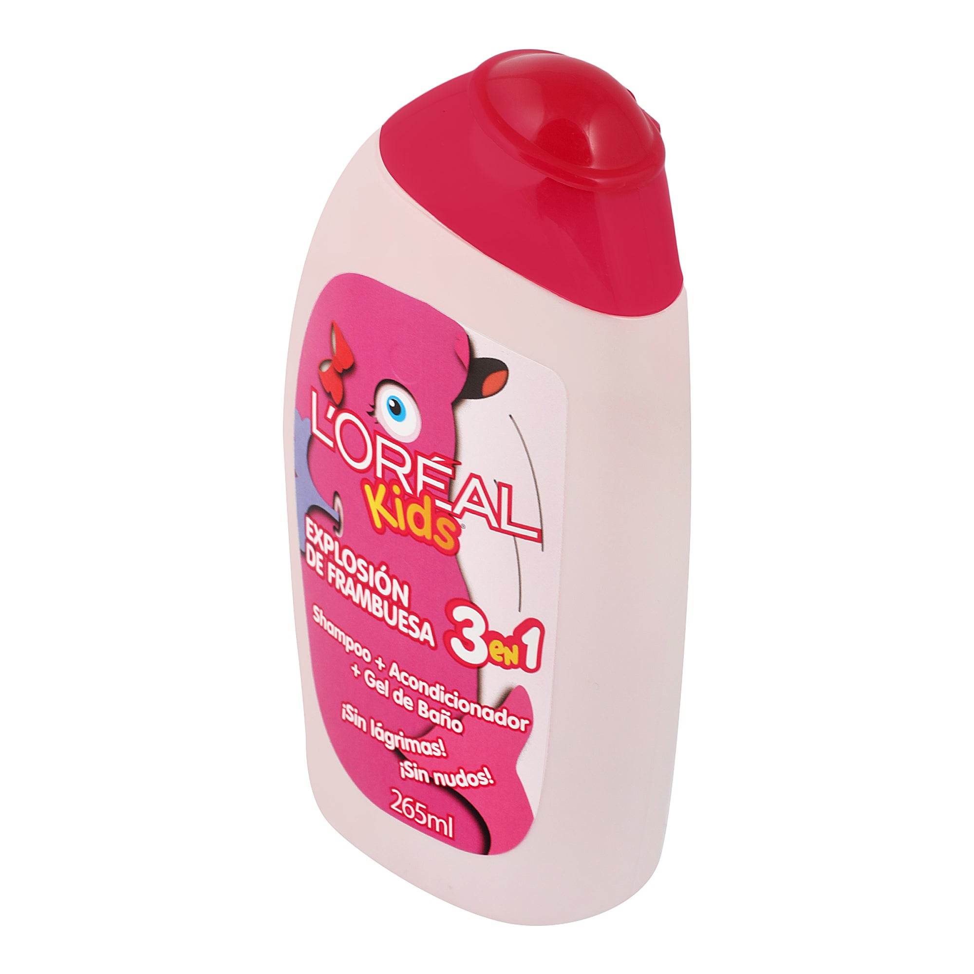 Shampoo Loréal Kids 3 En 1 Explosión Frambuesa 265Ml 7506078941755