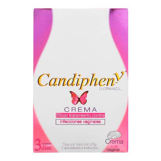 Candiphen-V Crema 2% 20G (Clotrimazol) 7502001164352