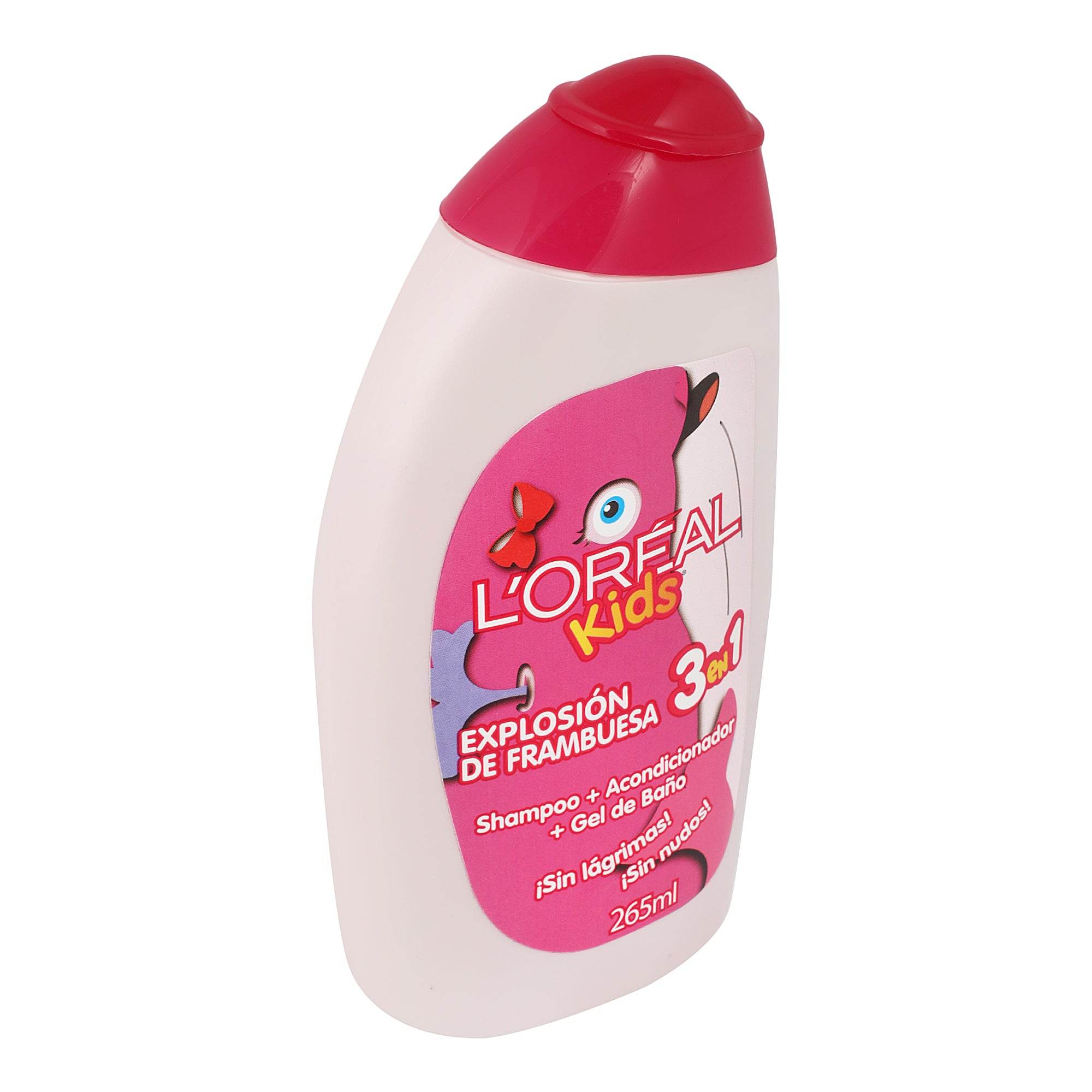 Shampoo Loréal Kids 3 En 1 Explosión Frambuesa 265Ml 7506078941755