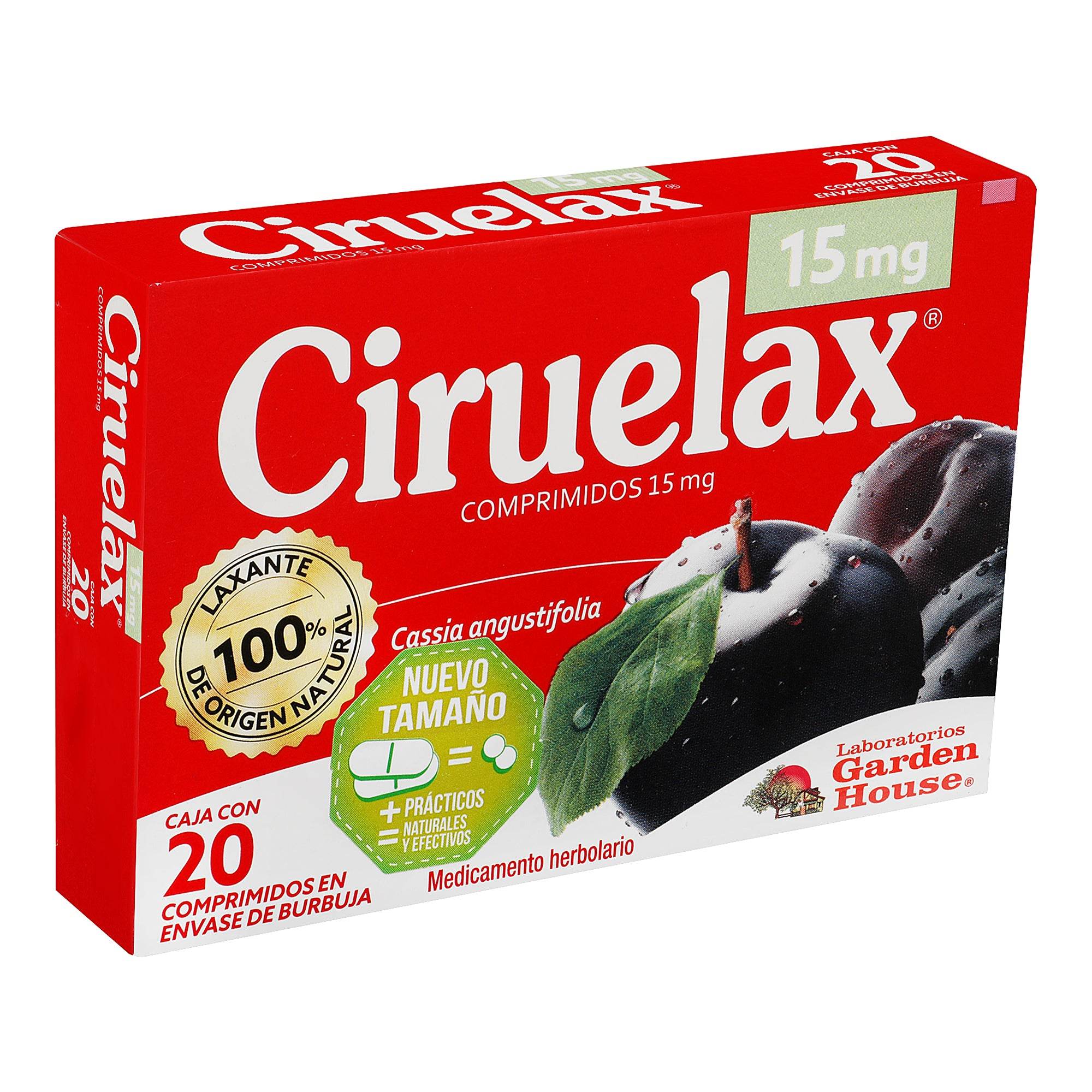 Ciruelax Comp 15Mg Con 20 7803510000590