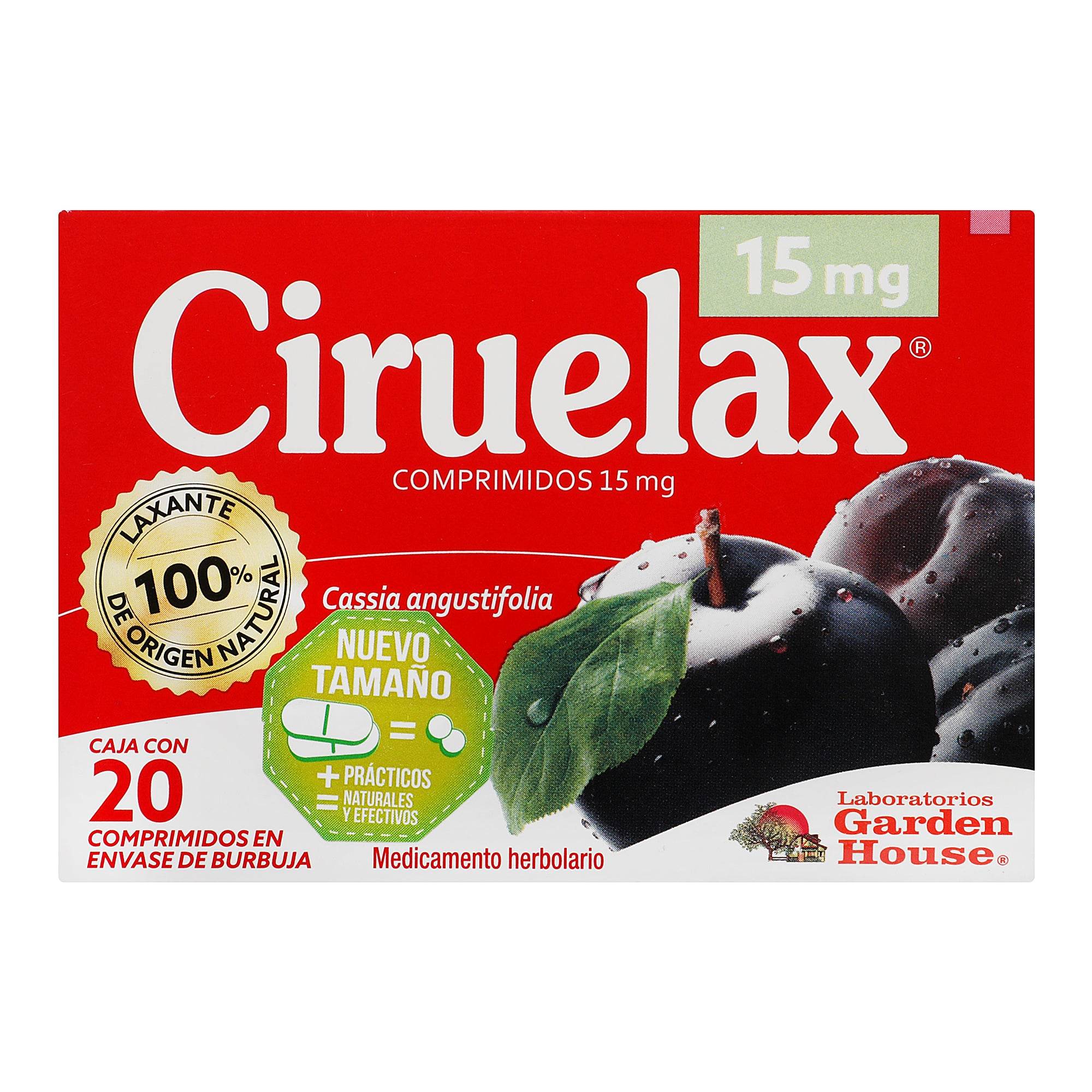 Ciruelax Comp 15Mg Con 20 7803510000590