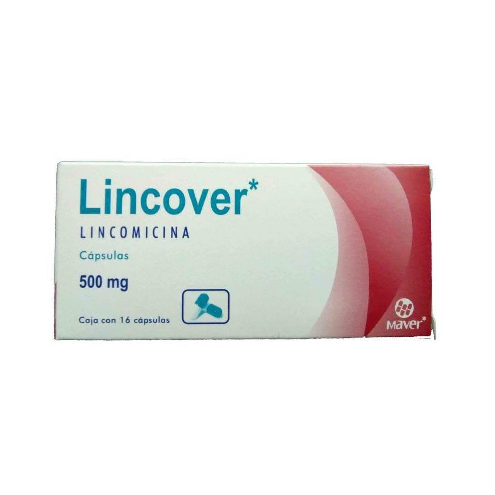Lincover 500Mg Con 16 Capsulas (Lincomicina) 7502009740794
