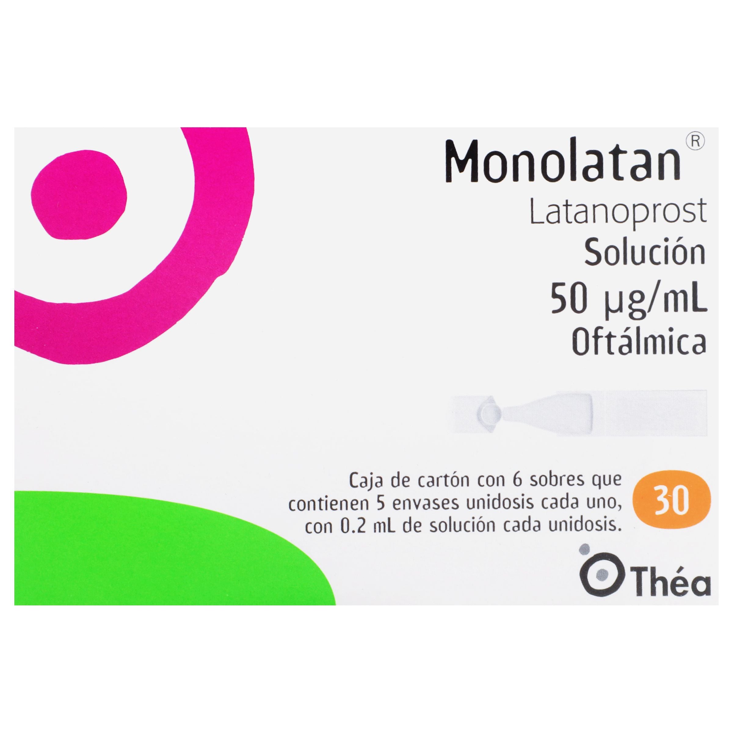 Monolatan 50Mcg / Ml 0.2 Ml 6 Sobres Gotas Oft 3662042004223