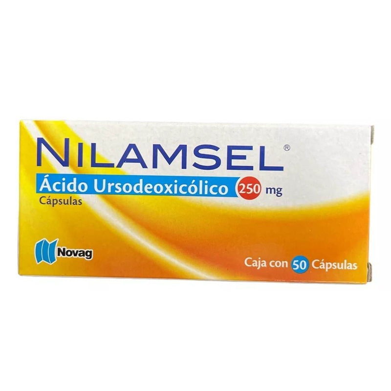Nilamsel 250Mg Con 50 Capsulas (Acido Ursodeoxicolico) 7501075721744