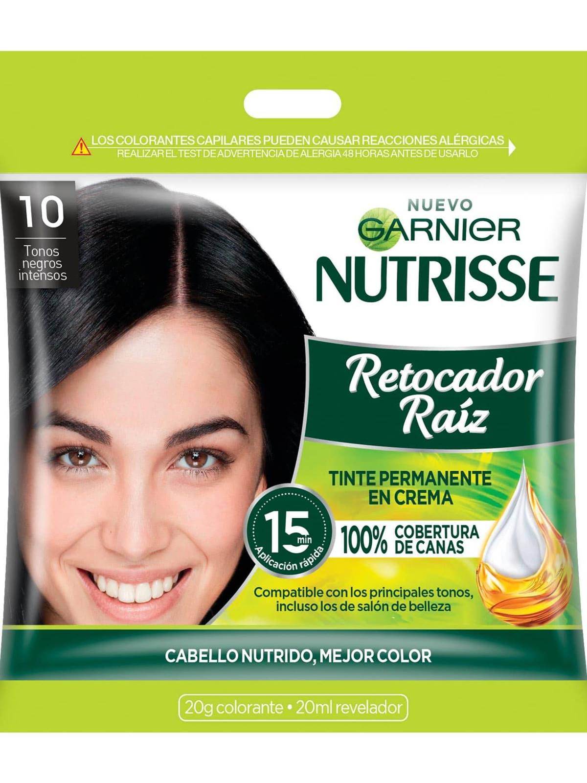 Nutrisse Retocador Raiz Tinte Negr-10 Sobre 8901526566013