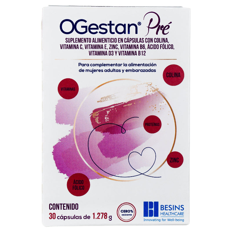 Ogestan Pre 1.278 Gr 30 Capsulas Suplemento Alimenticio 3701217201705