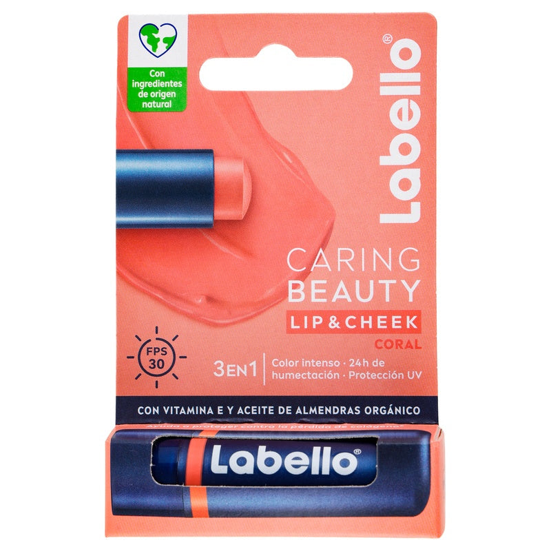 Pomada Labial Labello Caring Beauty Coral 4.8 G 4006000094670