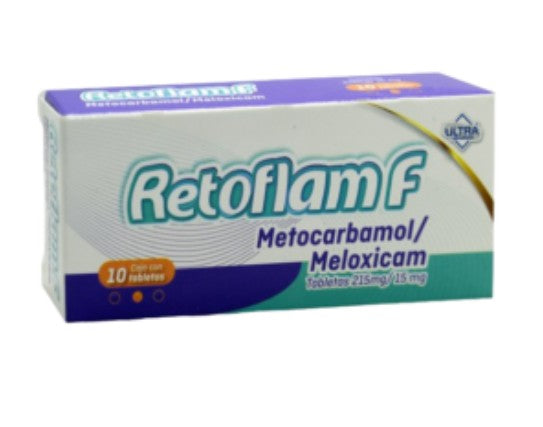 Retoflam F (Metocarbamol/Meloxicam) 215Mg/15Mg Tabletas Con 10 7502216792197