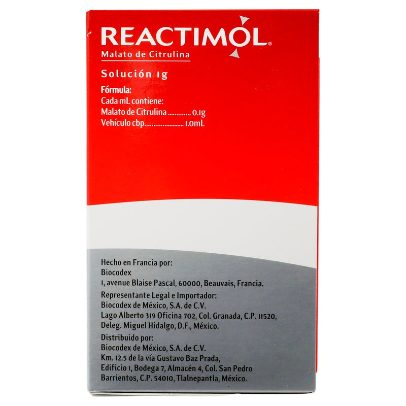 Reactimol 1 G Solucion Con 36 Sobres 7502267780075