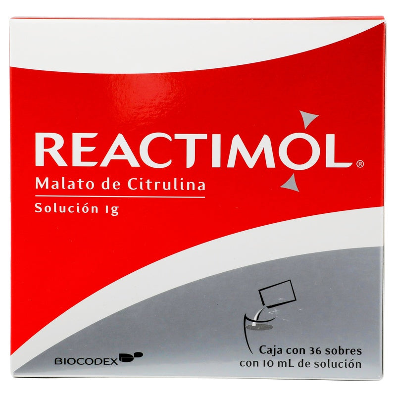 Reactimol 1 G Solucion Con 36 Sobres 7502267780075