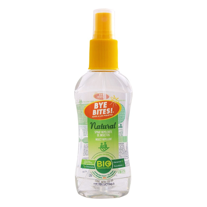 Repelente Bye Bites Natural Spray 125 Ml 7502254360105