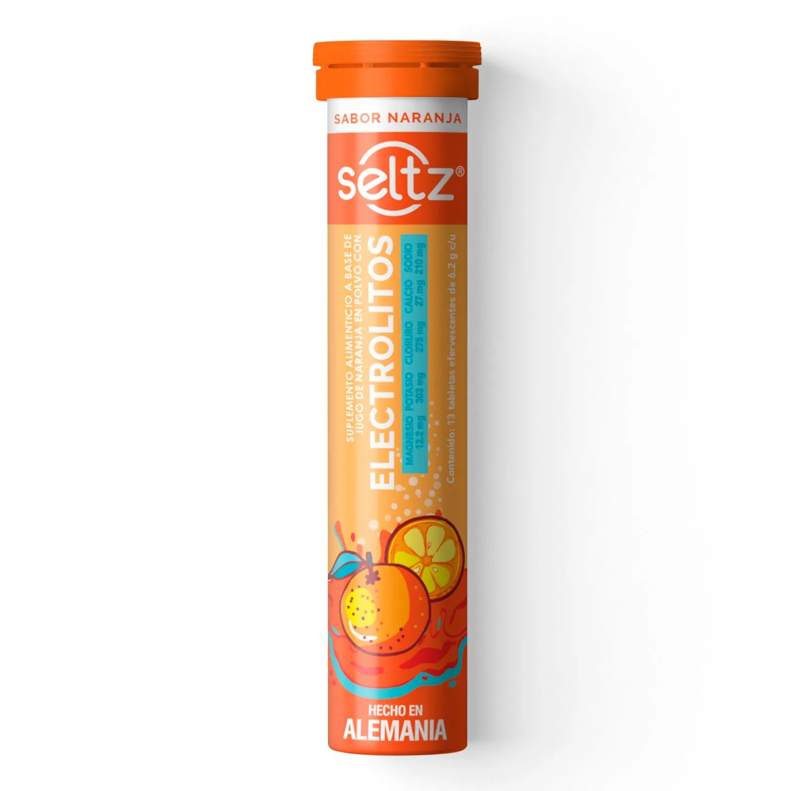 Seltz Electrolitos Naranja 81 Mg Con 13 Tabletas 4022679147004