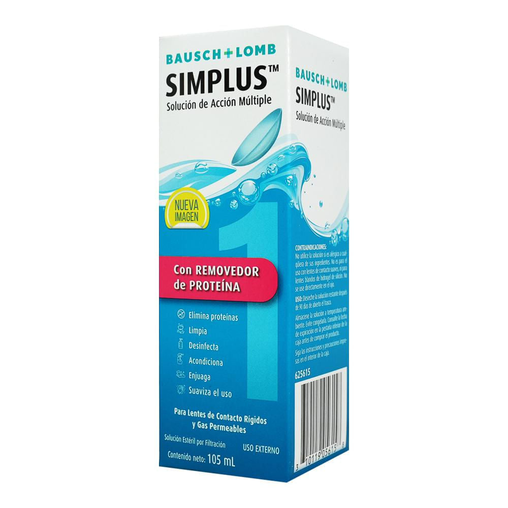 Bausch Lomb Simplus 105 Ml Solución 310119056158