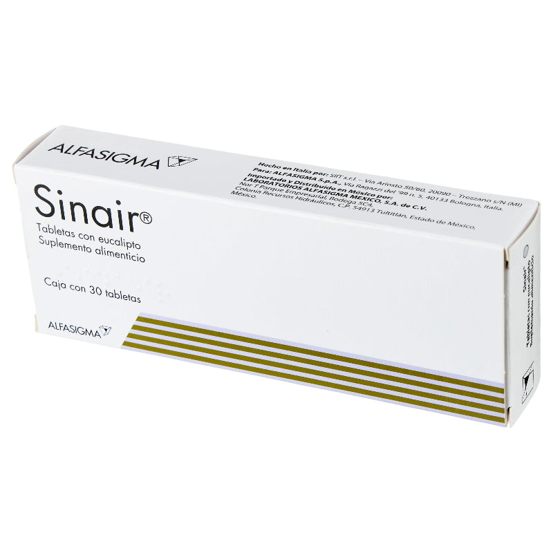 Sinair 22.78 Mg Con 30 Tabletas Suplemento Alimenticio 8020030000155