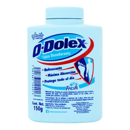 Talco Odolex Fresh 150 G 7501361124013