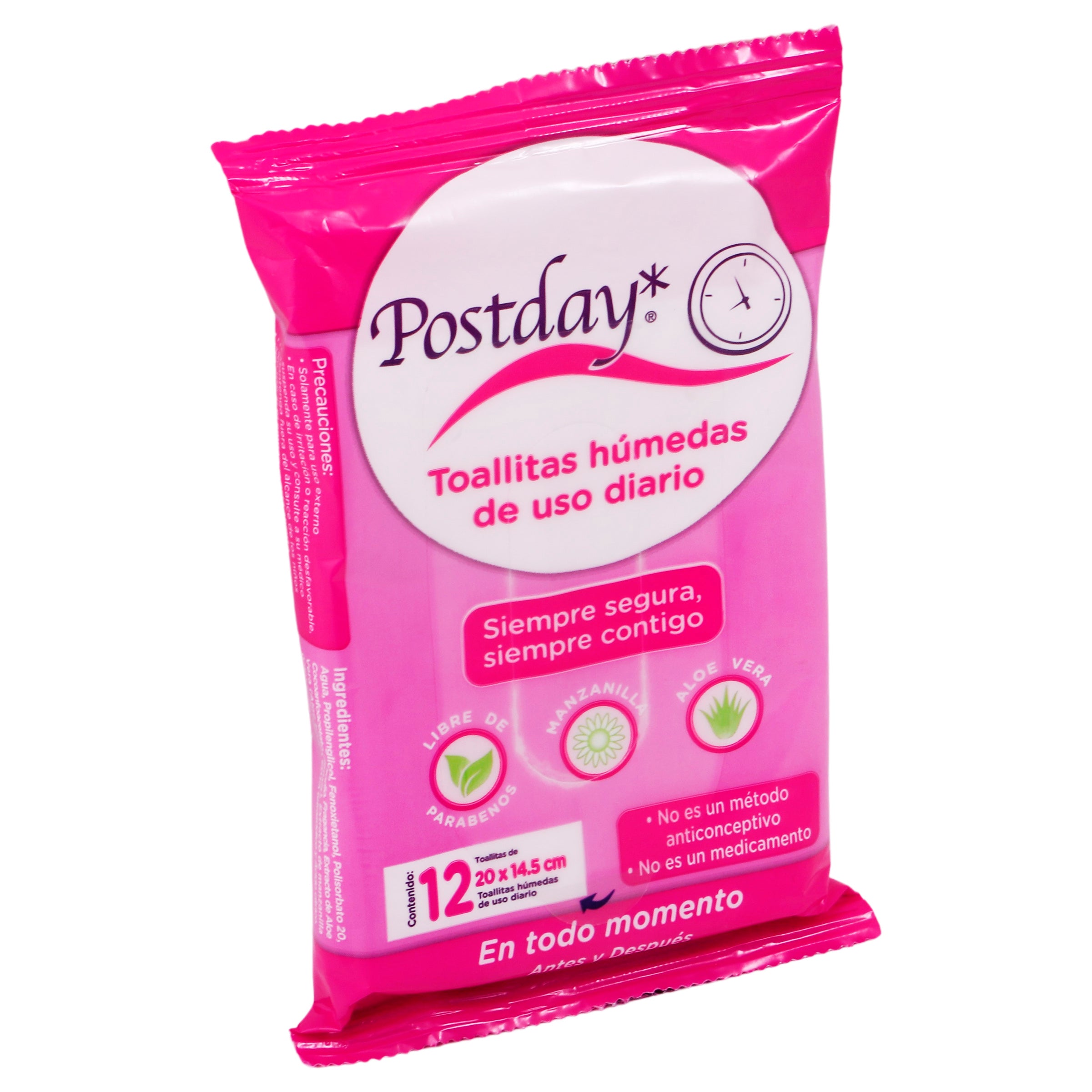 Toallitas Húmedas Intima Postdaysbc / 12 7501249601926